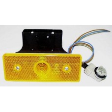 Sárga beépíthető lámpa tartóval